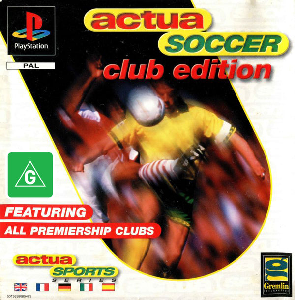 Actua Soccer - PS1