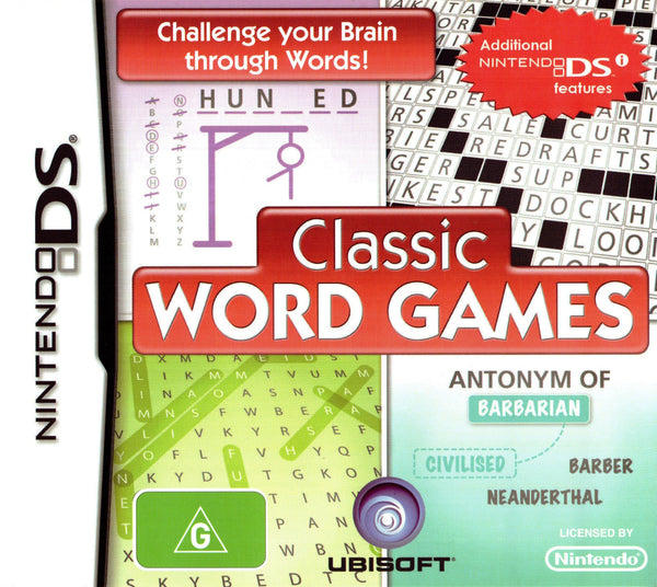 Classic Word Games - DS - Super Retro