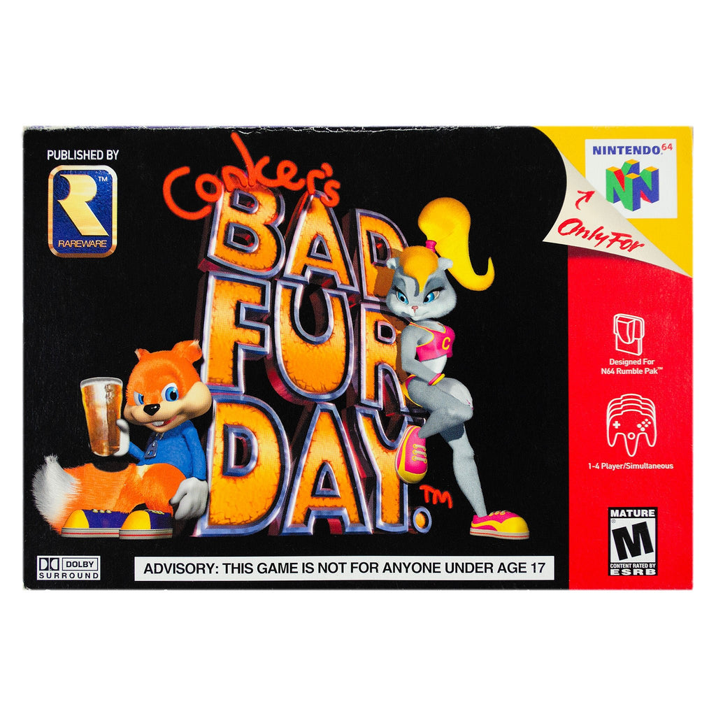 Conker's Bad Fur Day - N64 (NTSC) - Super Retro - N64