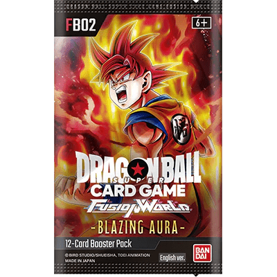 Dragon Ball Super Card Game - Fusion World FB02 Blazing Aura Booster Pack - Super Retro