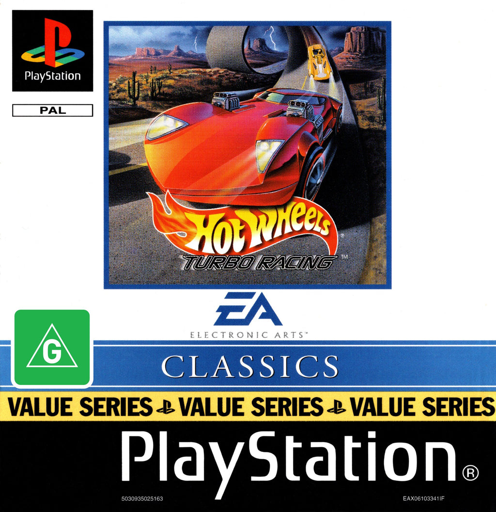Hot Wheels Turbo Racing PS1 Super Retro Playstation 1