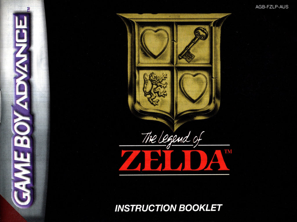 Manual - NES Classics: The Legend of Zelda - GBA - Super Retro - Manuals