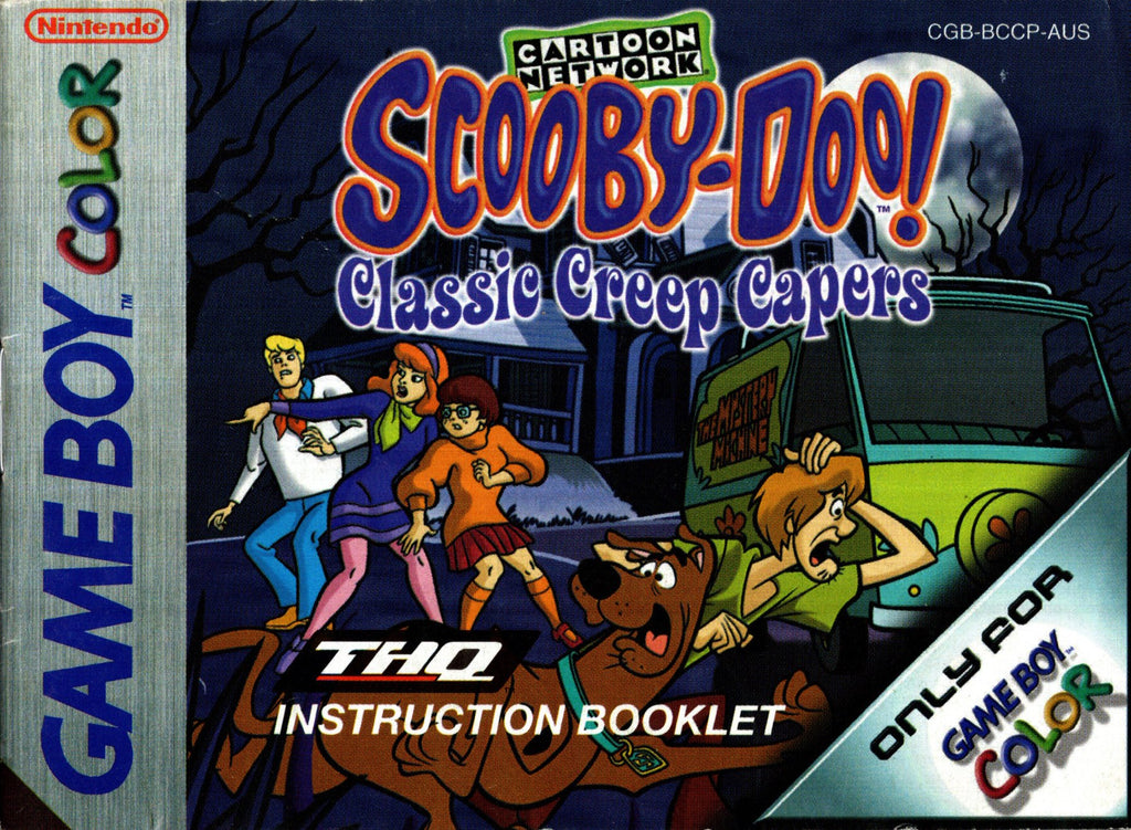 Manual Scooby-Doo! Classic Creep Capers Game Boy Color Super