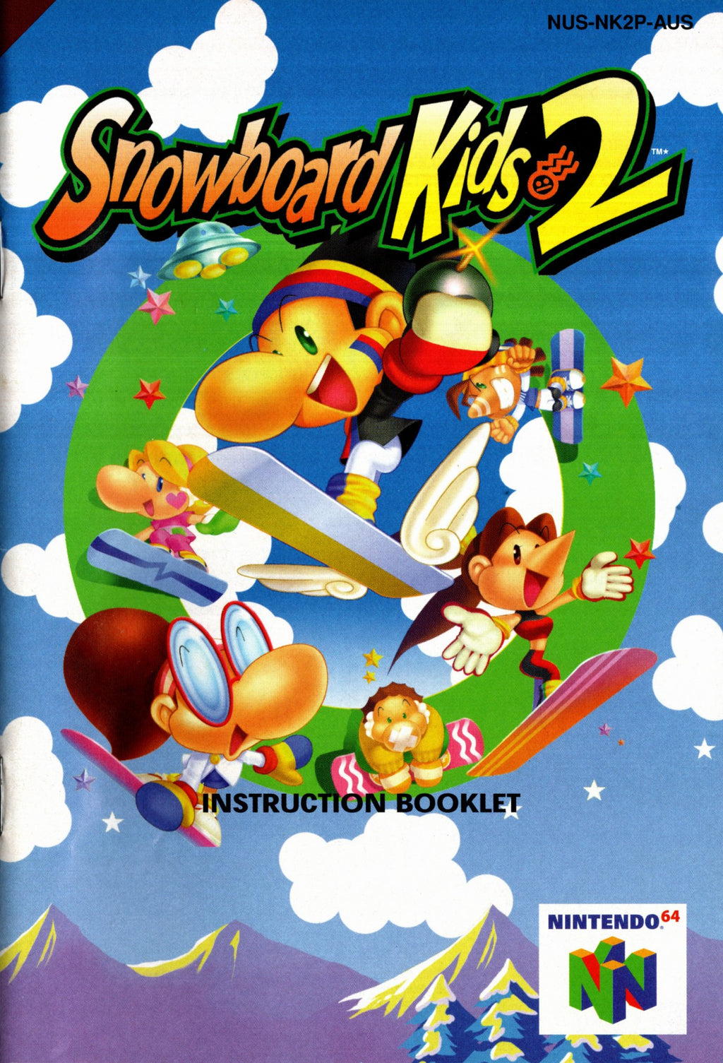 Manual Snowboard Kids N64 Super Retro Manuals
