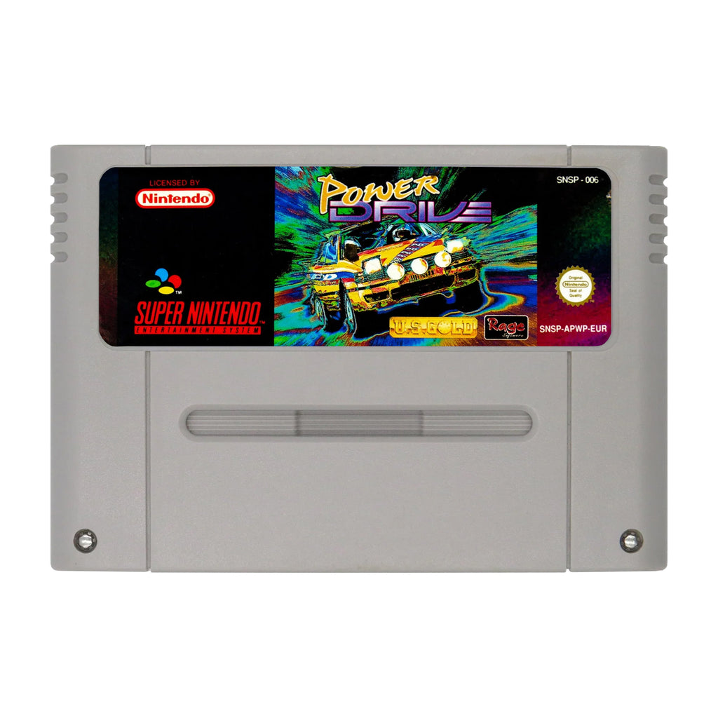 Power Drive SNES Super Retro Super Nintendo