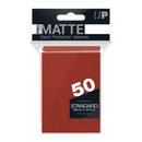 Ultra Pro Pro-Matte Standard Deck Protector Sleeves 50 pack (Red) - Super Retro