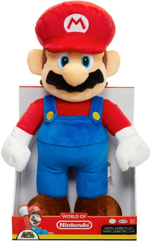 World of Nintendo Mario Jumbo Plush - Super Retro
