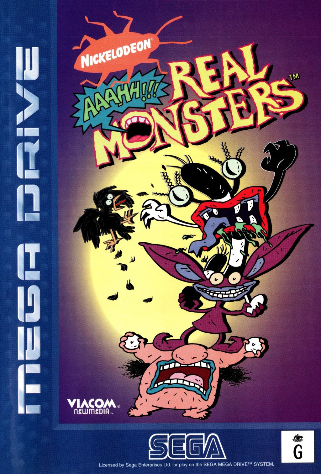 aaahh real monsters genesis Aaahh!!! Real Monsters - Mega Drive - Super Retro