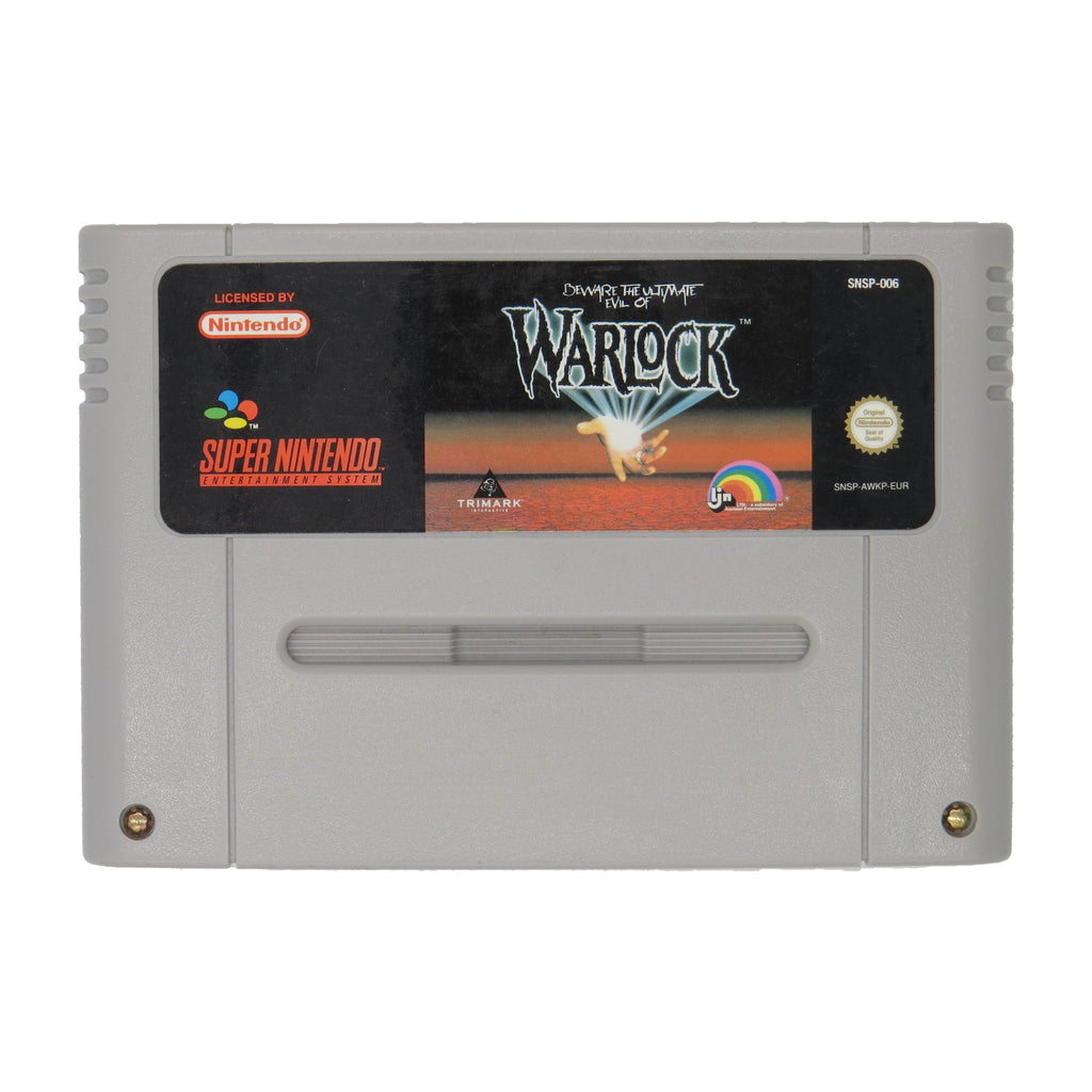 Beware the Ultimate Evil of Warlock SNES Super Retro Super