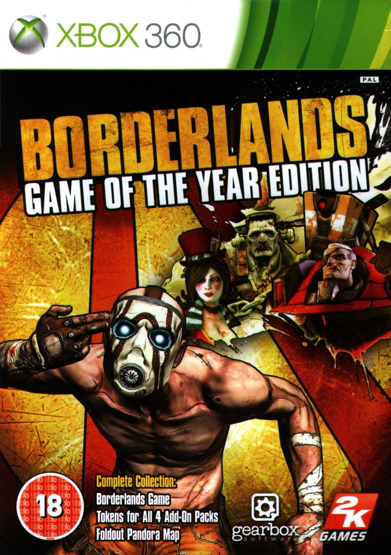 Cover Borderlands Backwards Compatible Borderlands: Game Of The