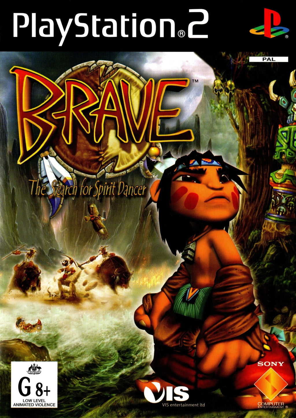 Brave: The Search for Spirit Dancer (Sony PlayStation 2, 2007) PS2 Complete  CIB