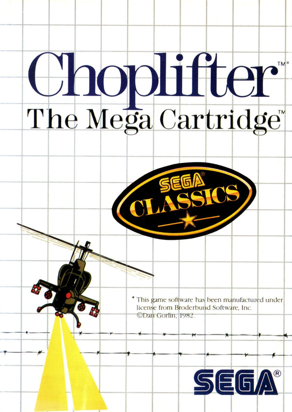 Choplifter - Master System - Super Retro