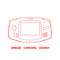 Console - Game Boy Advance SP (Gold) (BACKLIT) - Super Retro