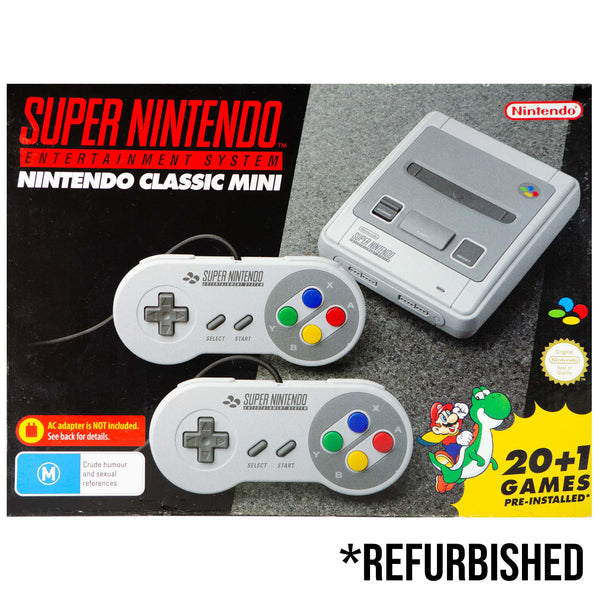 Console - Nintendo Classic Mini: Super Nintendo Entertainment System (SNES) (Boxed) - Super Retro