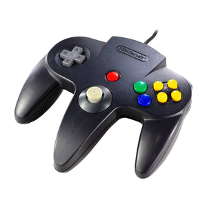 Controller - Nintendo 64 (Black) - Super Retro