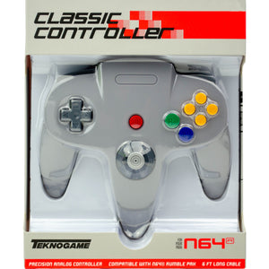Controller - Nintendo 64 (New Generic) Grey - Super Retro