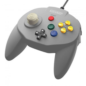 Controller - Nintendo 64 Retro-Bit Tribute (Grey) - Super Retro