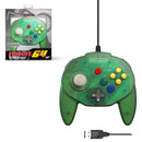 Controller - Nintendo 64 Retro-Bit Tribute USB (Clear Green) - Super Retro