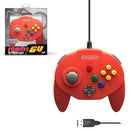 Controller - Nintendo 64 Retro-Bit Tribute USB (Red) - Super Retro