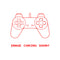 Controller - PlayStation 1 DualShock (Clear Red) - Super Retro