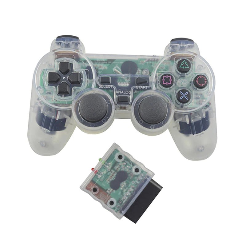 Controller - Playstation 2 (New Generic) (Wireless) - Super Retro