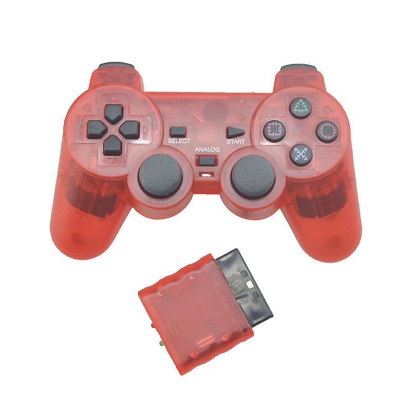 Controller - Playstation 2 (New Generic) (Wireless) - Super Retro