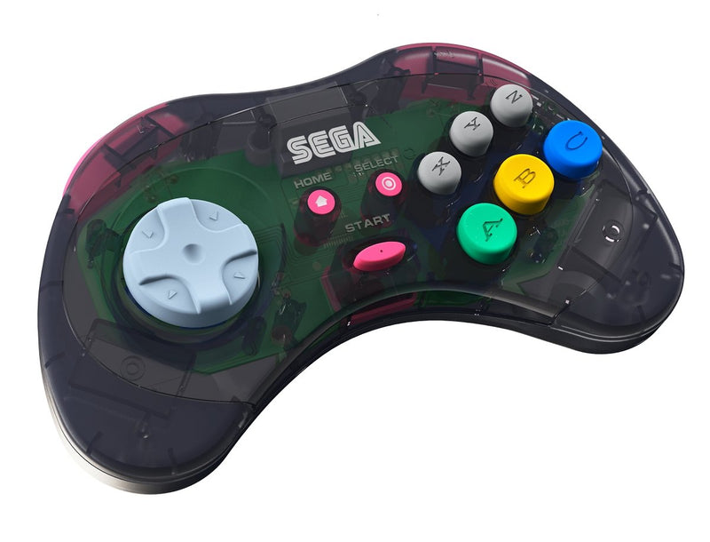 Controller - Sega Saturn Bluetooth (Licenced) (Brand New) Slate Grey - Super Retro