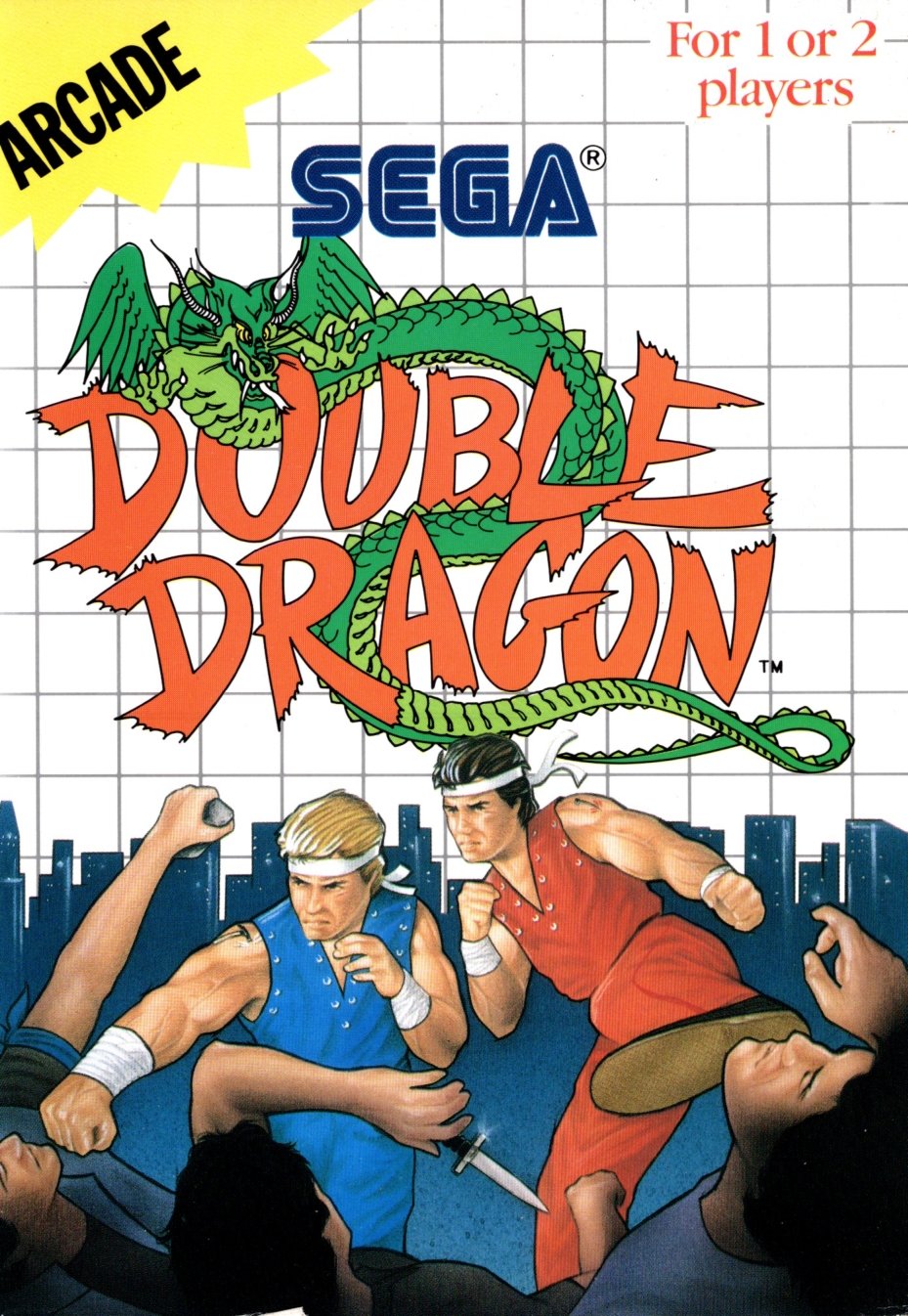 Double Dragon – Master System PAL FR Complet & Fonctionnel