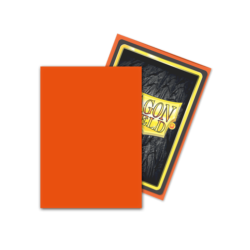 Dragon Shield Standard Sleeves 100 pack (Classic Tangerine) - Super Retro