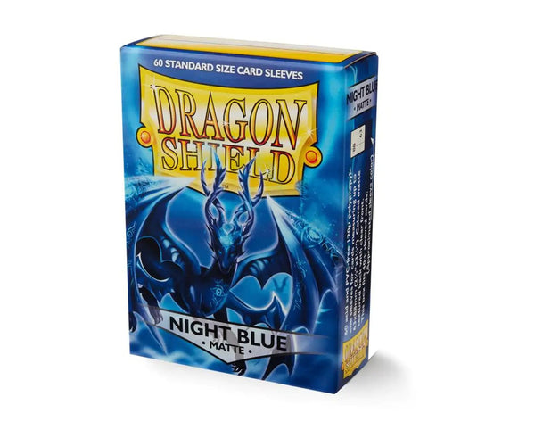 Dragon Shield Standard Sleeves 60 pack (Matte Night Blue) - Super Retro