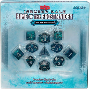 Dungeons & Dragons: Icewind Dale Rime of the Frostmaiden Dice and Miscellany - Super Retro