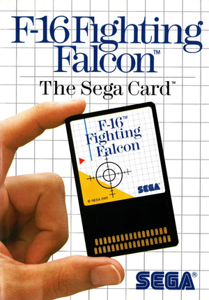 F-16 Fighting Falcon - Master System (Sega Card) - Super Retro