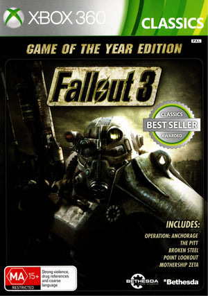 Fallout 3 Game of the Year Edition - Xbox 360 - Super Retro