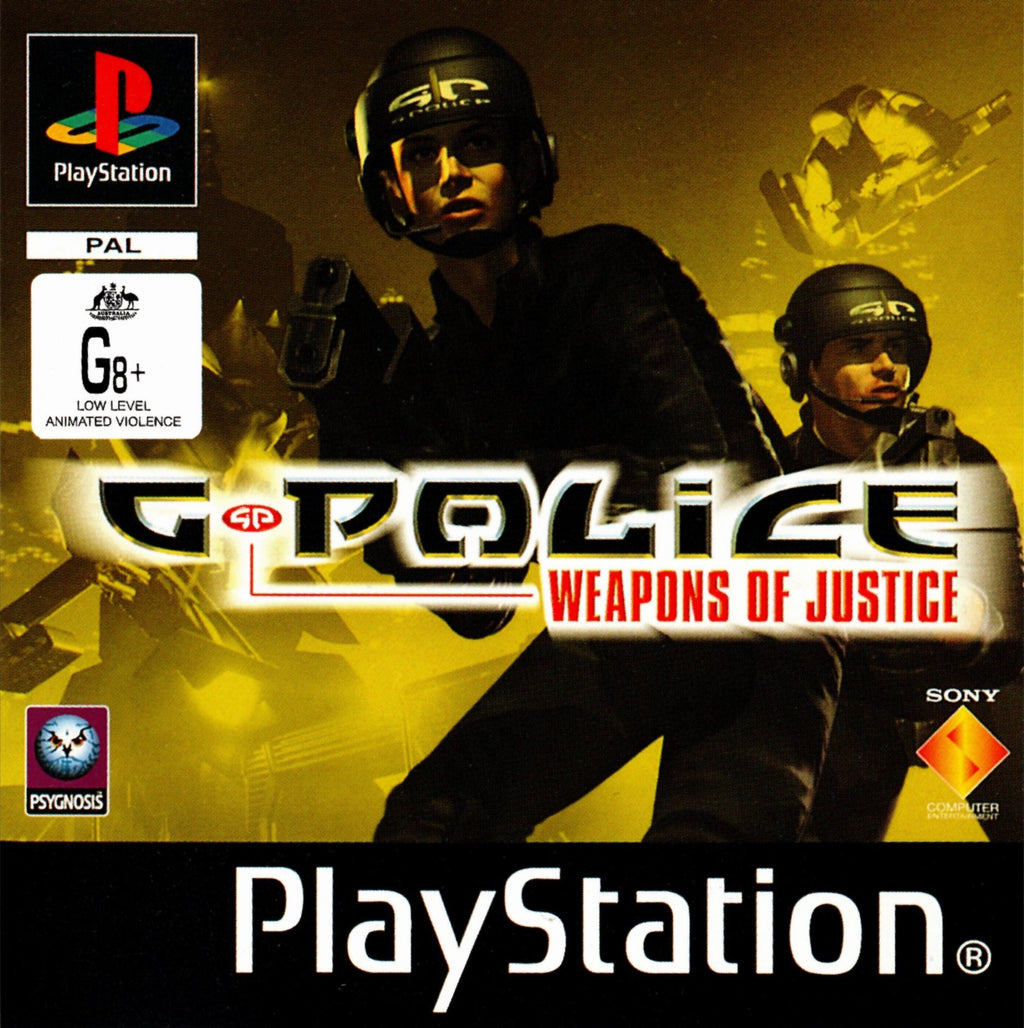 G police weapons store of justice ps1