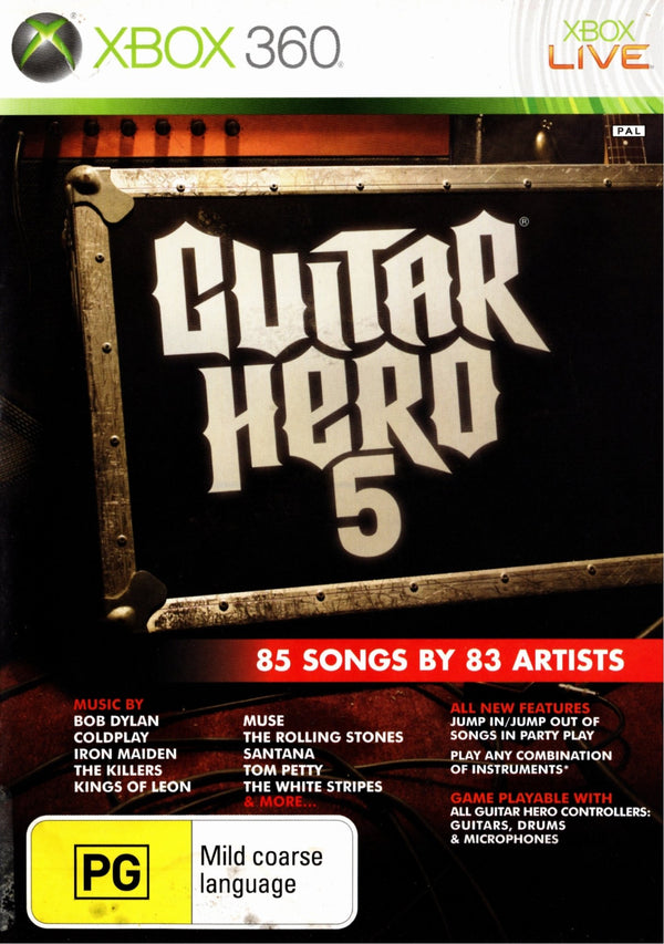 Guitar Hero 5 - Xbox 360 - Super Retro