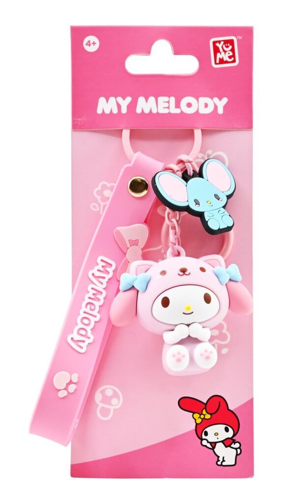 Hello Kitty - Keychain with hand strap - Animal (My Melody) - Super Retro