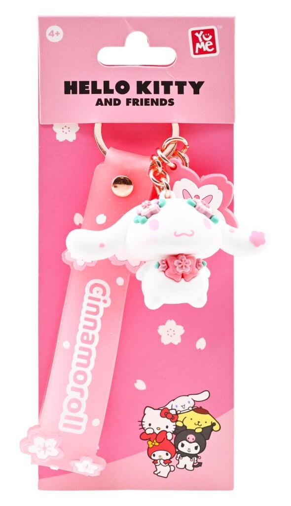 Hello Kitty - Keychain with hand strap - Sakura (Cinnamoroll) - Super Retro