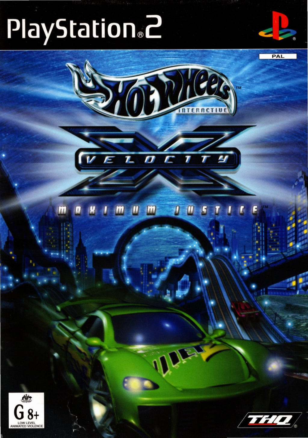 Jeu PlayStation 2 Hot Wheels: Velocity X / Maximum Justice – Excellent état, PAL