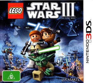 LEGO Star Wars III: The Clone Wars - 3DS - Super Retro