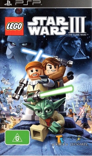 LEGO Star Wars III: The Clone Wars - PSP - Super Retro