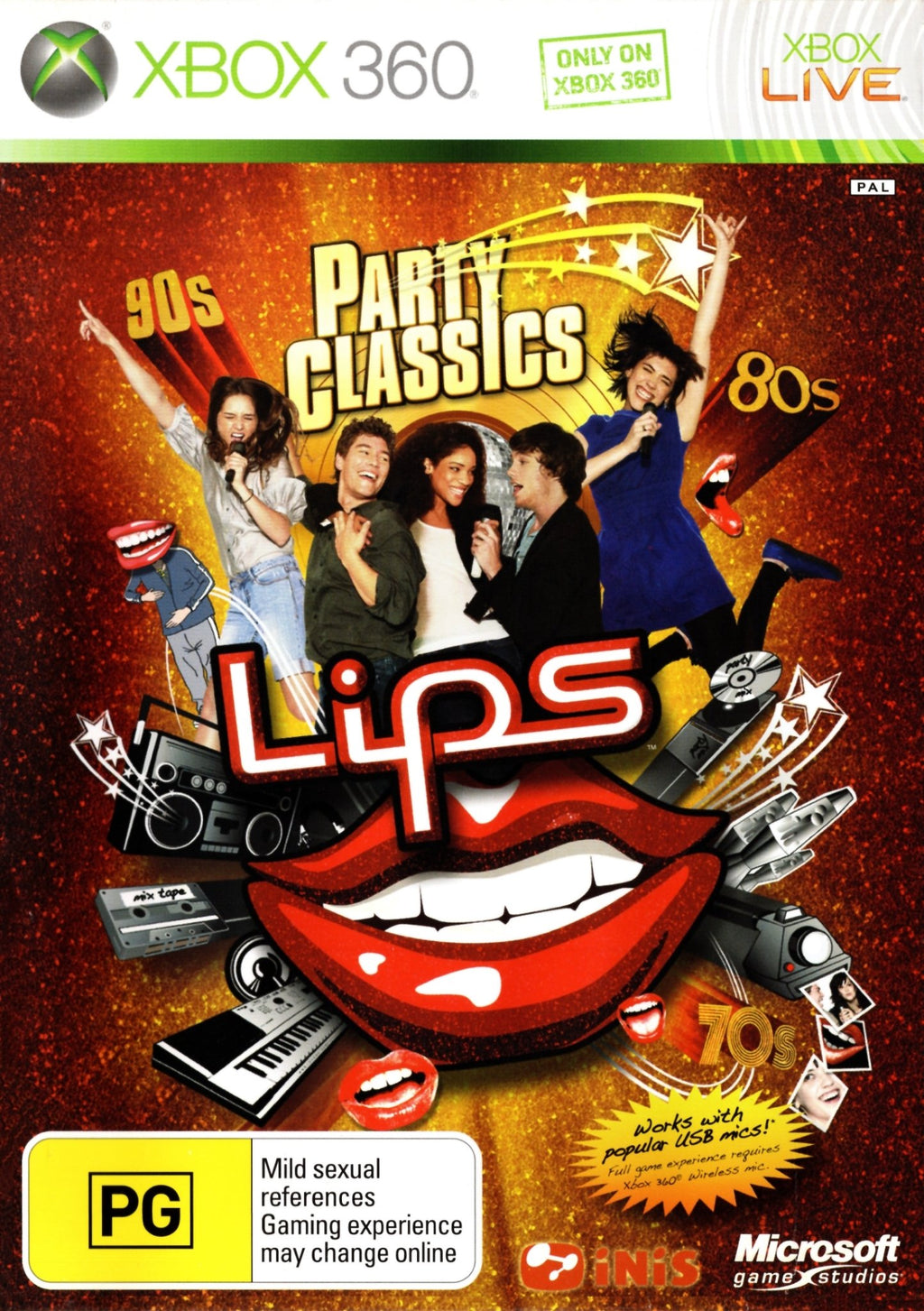 Lips Party Classics Xbox 360 Super Retro Xbox 360
