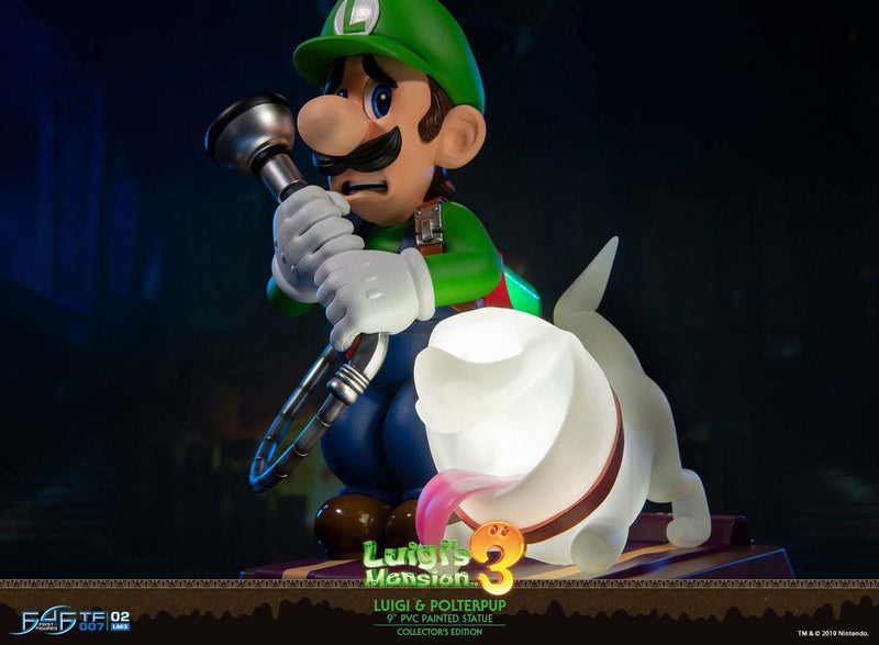 Luigi's Mansion 3 - Luigi 9" Collector's Edition PVC Statue - Super Retro