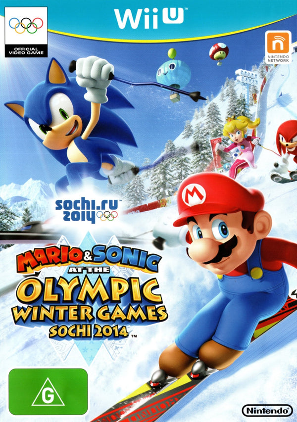 Mario & Sonic at the Olympic Winter Games Sochi 2014 - Wii U - Super Retro