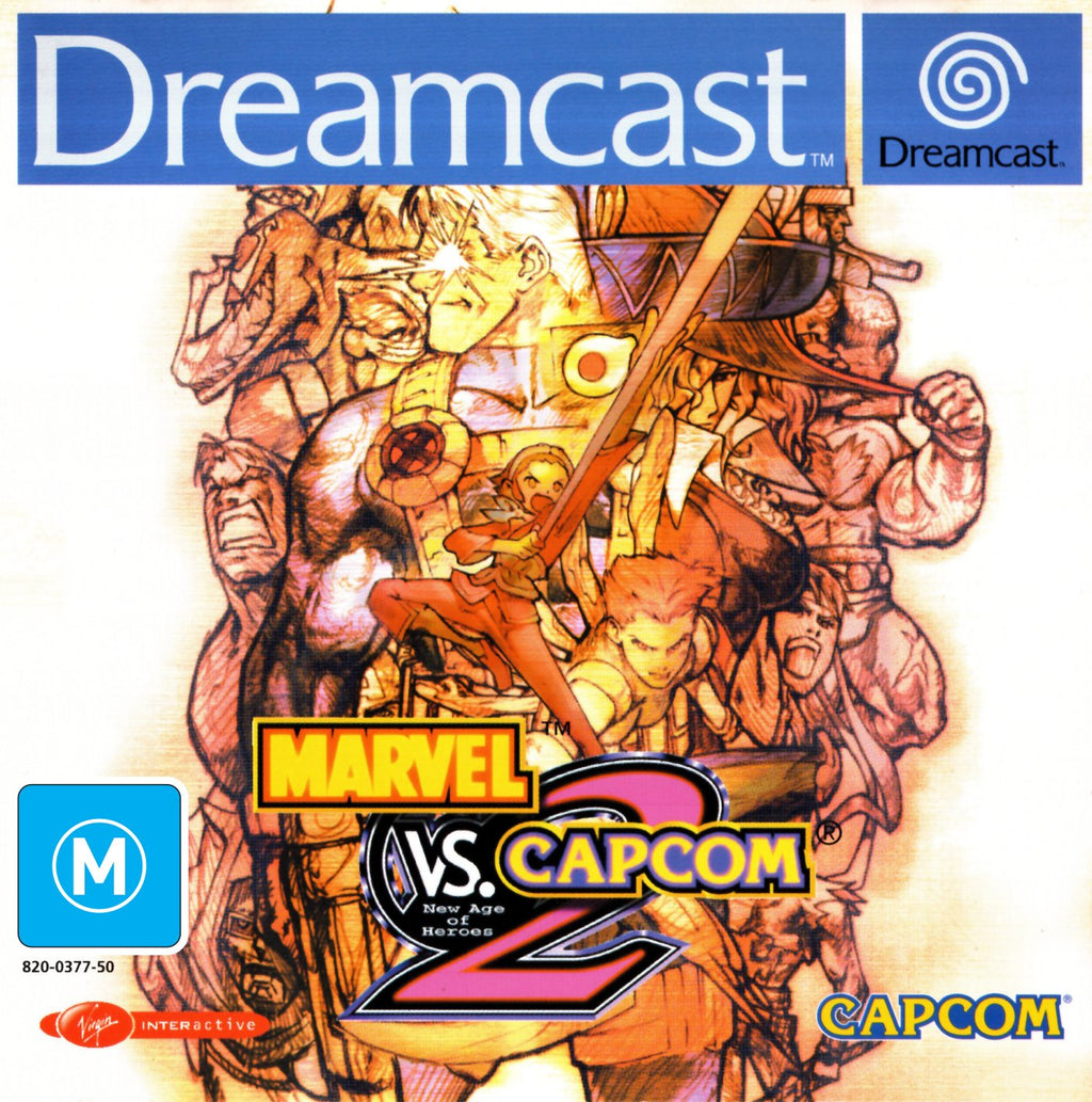 Trader Games - MARVEL VS CAPCOM CLASH OF SUPER HEROES SEGA DREAMCAST  DC  NTSC-JAPAN  COMPLETE Side Sunfade