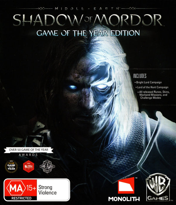 Middle-Earth: Shadow of Mordor Game of the Year Edition - Xbox One - Super Retro