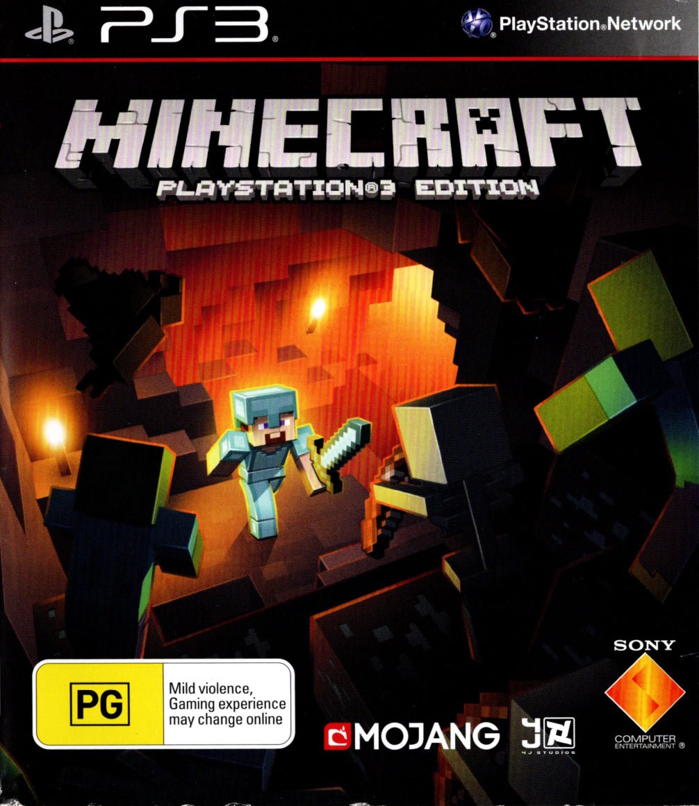 Minecraft PlayStation 3 Edition PS3 Game (in Good Condition)