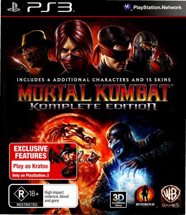 Mortal Kombat Komplete Edition - PS3 - Super Retro