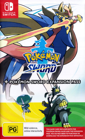 Pokemon Sword + Pokemon Sword Expansion Pass - Switch - Super Retro