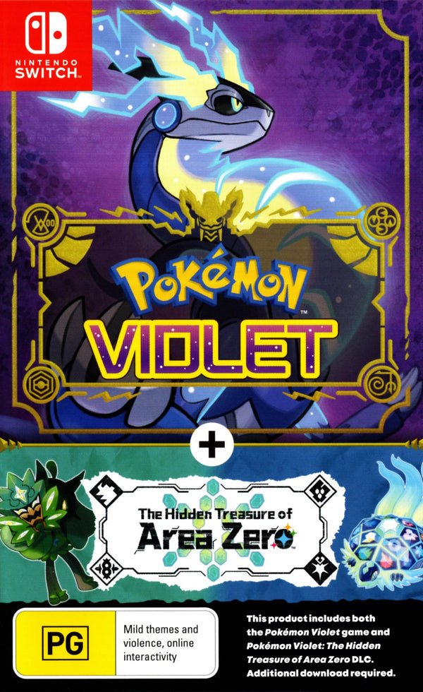 Pokemon Violet + The Hidden Treasure of Area Zero - Switch - Super Retro
