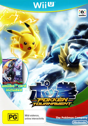 Pokken Tournament + Amiibo Card - Wii U - Super Retro